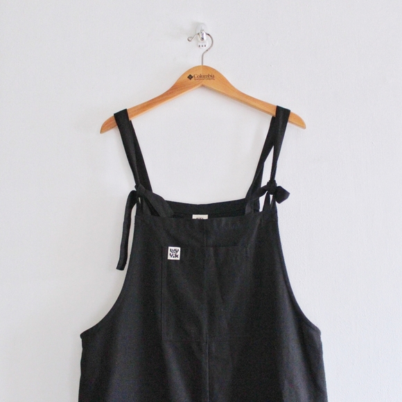 Lucy & Yak Black Dungarees Jumpsuit - Size 18 Regular - Picture 2 of 4